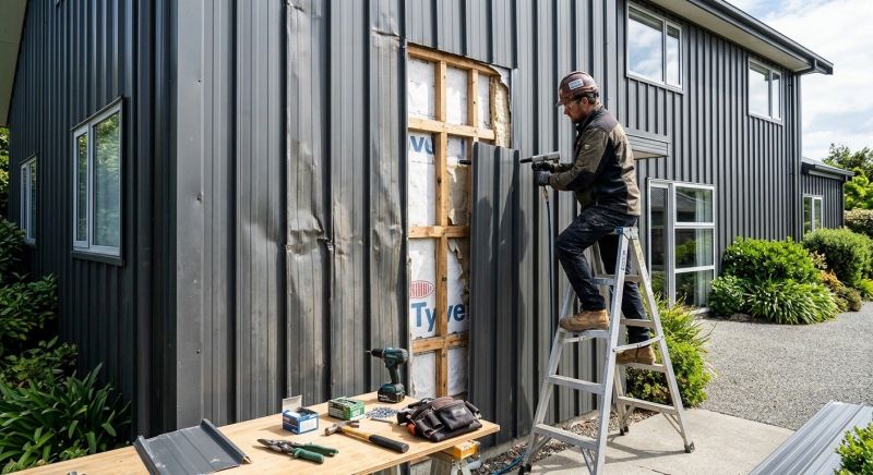 Stone Cladding Removal