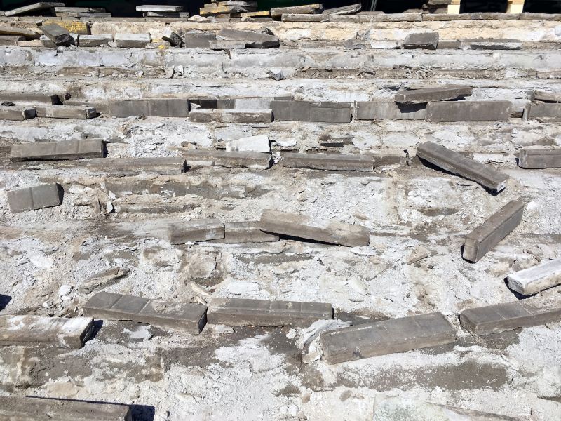 Disassembled Stone Panels